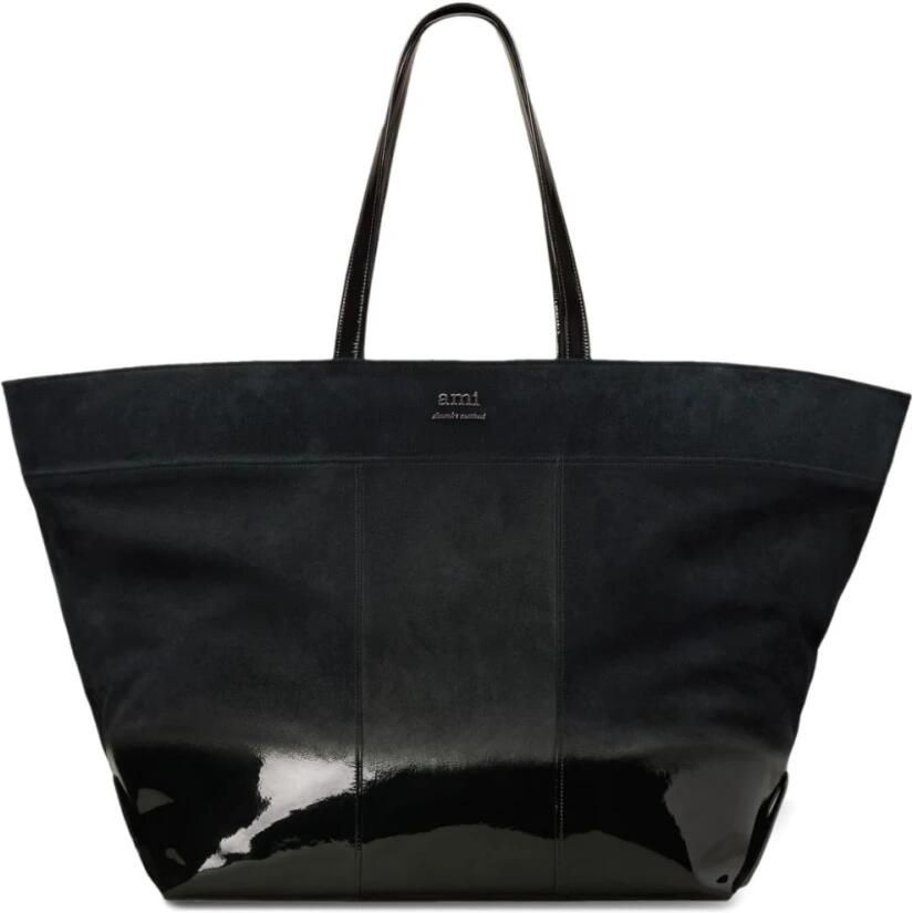 Ami Paris East West Maxi Shopping Bag Black Dames - Foto 3