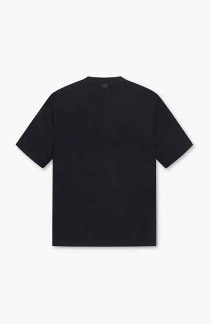 Ami Paris Effen T-shirt met korte mouwen en ronde hals Black Heren - Foto 2