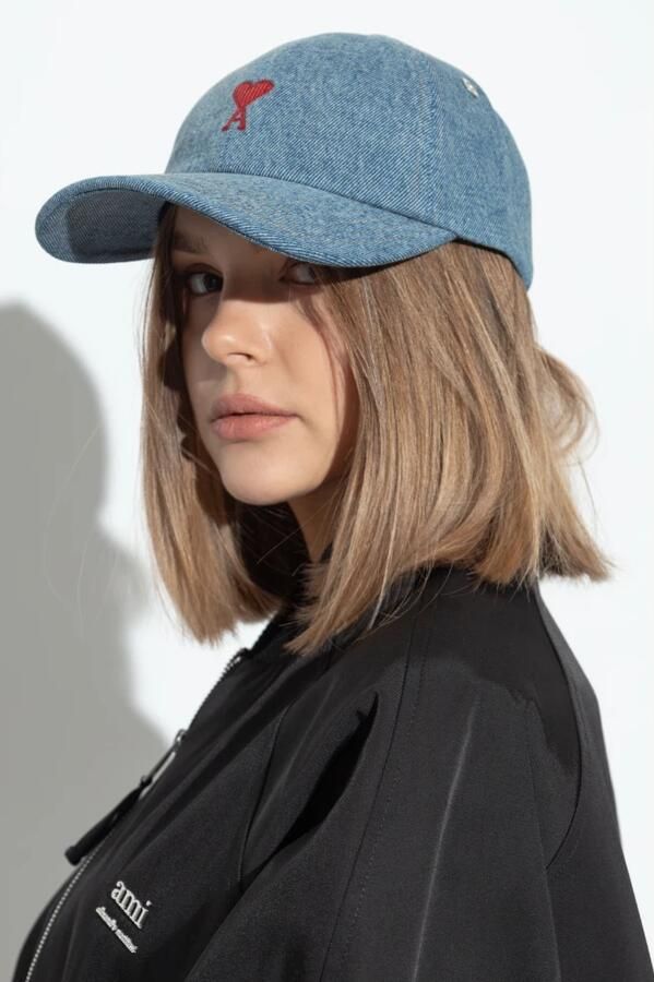 Ami Paris Blauw Rood ADC Pet Stijlvol Blue Heren - Foto 4