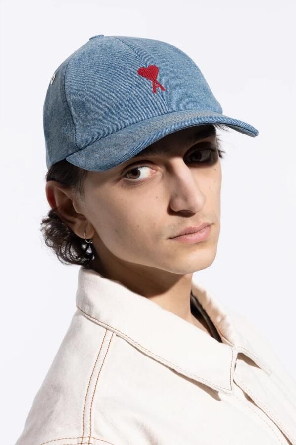 Ami Paris Blauw Rood ADC Pet Stijlvol Blue Heren - Foto 5