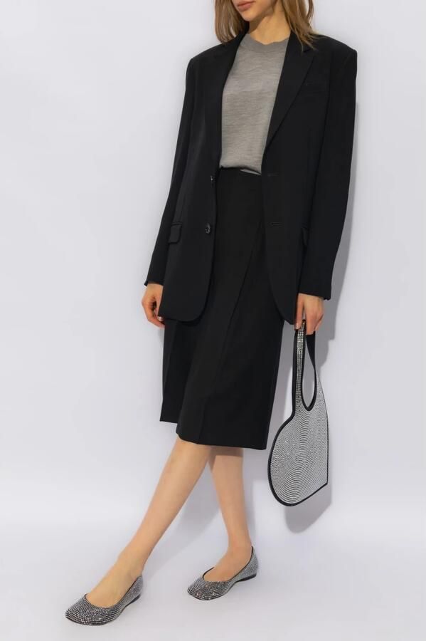 Ami Paris Shorts met hoge taille Black Dames - Foto 2