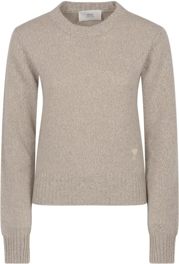 Ami Paris Tonal ADC Sweater Beige Dames - Foto 2