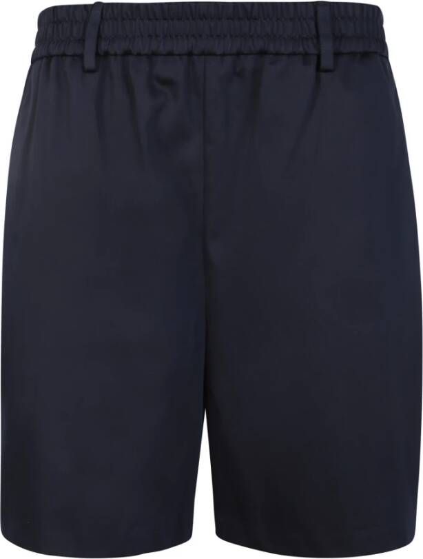 Ami Paris Blauwe Bermuda Shorts voor Heren Blauw Heren