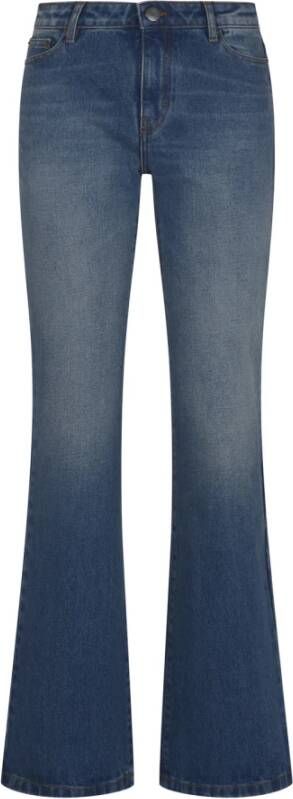 Ami Paris Klassieke Boot-cut Jeans Blue Dames