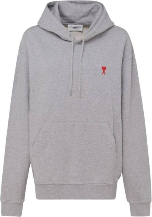 AMI Paris Ami de Coeur hoodie van biologisch katoen Grijs - Foto 4
