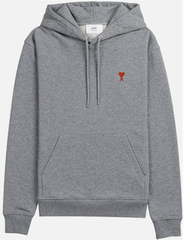 AMI Paris Ami de Coeur hoodie van biologisch katoen Grijs - Foto 6