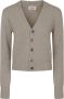 AMI Paris Vest met mélange-effect Beige - Thumbnail 2