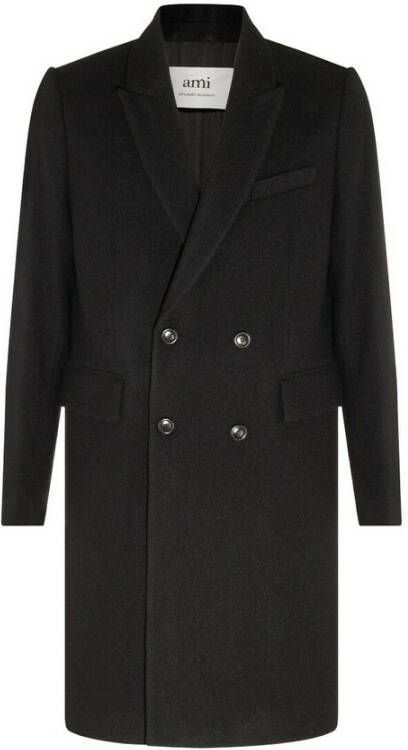Ami Paris Coats Black Zwart