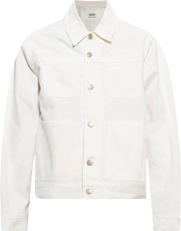 Ami Paris Denim overhemd White