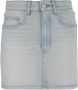 Ami Paris Denim Trend Mini Rok Blue Dames - Thumbnail 1