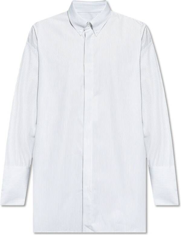 Ami Paris Gestreept shirt White