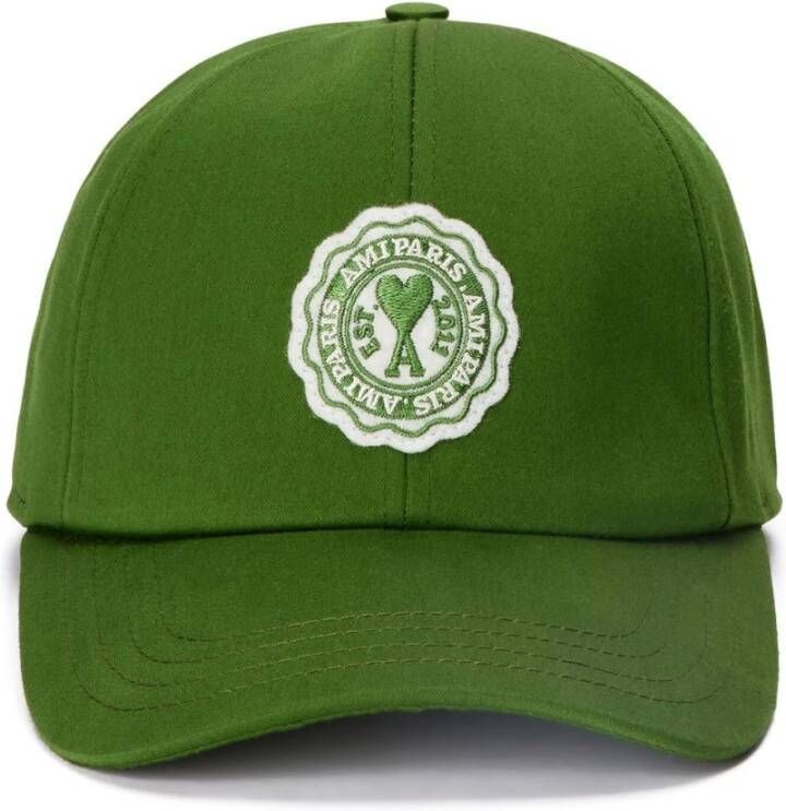 Ami Paris Hats Green Groen Heren