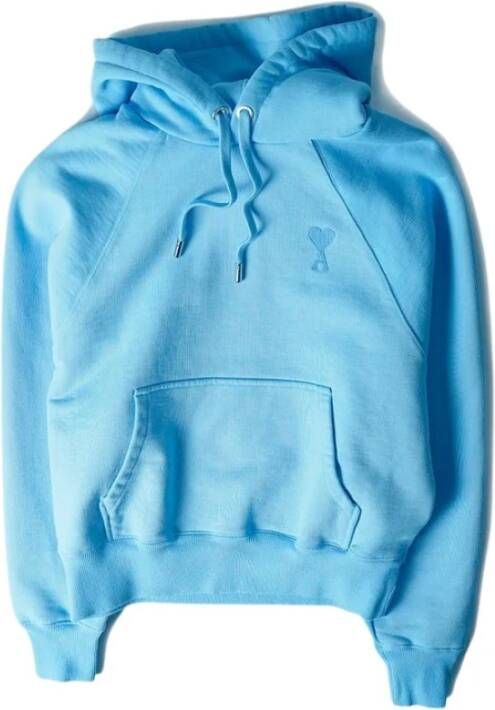 AMI Paris Ami de Coeur hoodie met logo Blauw - Foto 6