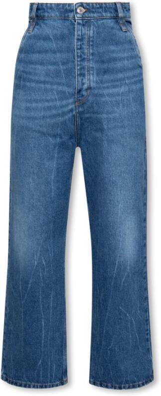 Ami Paris Jeans met rechte pijpen Blauw Heren