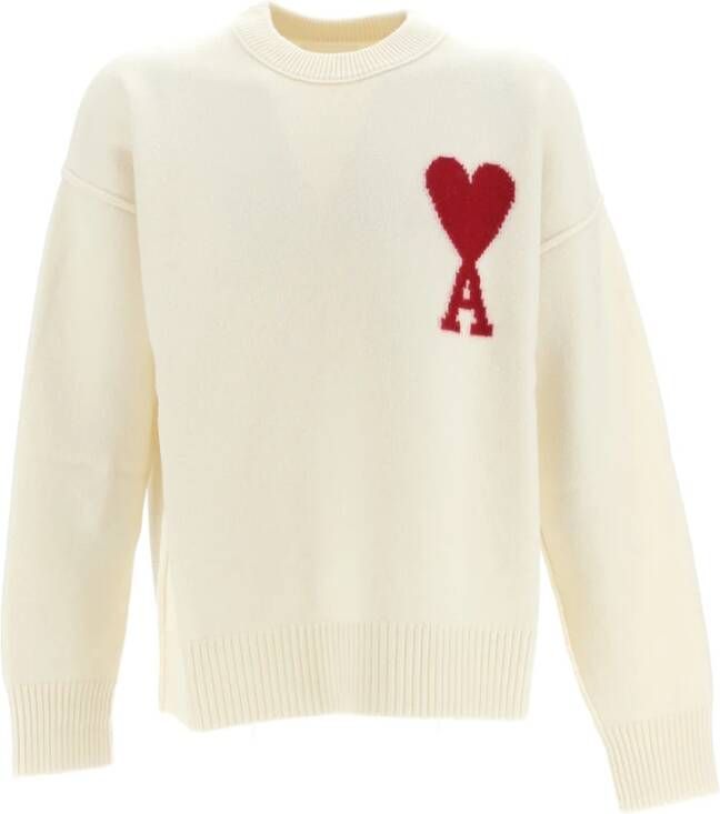 Ami Paris Rode ADC Trui Beige Heren