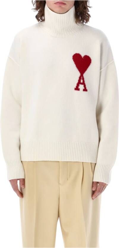 Ami Paris Knitwear Wit Heren