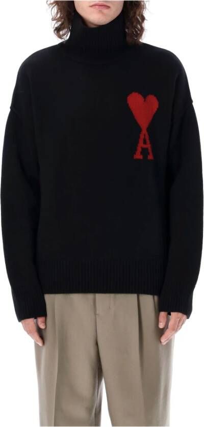 Ami Paris Knitwear Zwart Heren