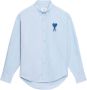 Ami Paris Normaal shirt Blauw - Thumbnail 1