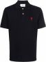 Ami Paris Zwarte Biologisch Katoenen Polo Sweater Black Dames - Thumbnail 1