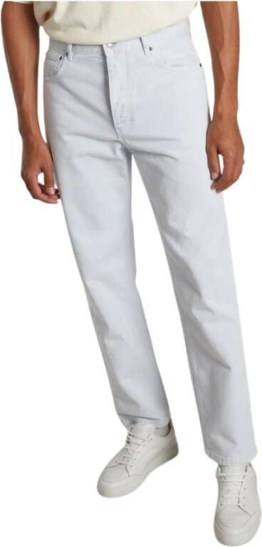 Ami Paris Witte heren jeans met straight fit White Heren