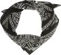 AMI Paris Sjaal met bandana-print Zwart - Thumbnail 1
