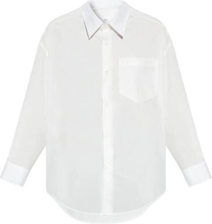 Ami Paris Shirt met logo White Dames