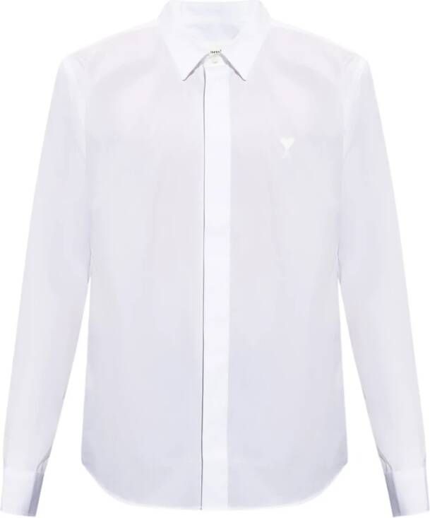 Ami Paris Shirt met logo White Heren