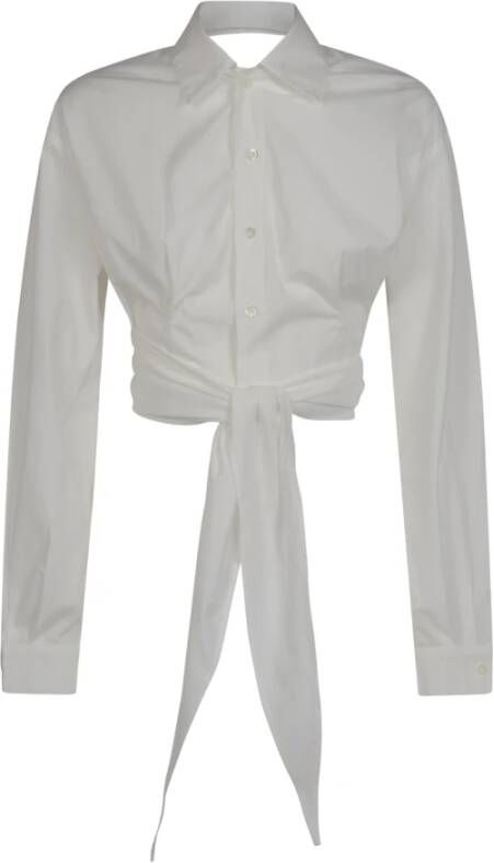 Ami Paris Cropped shirt White Dames