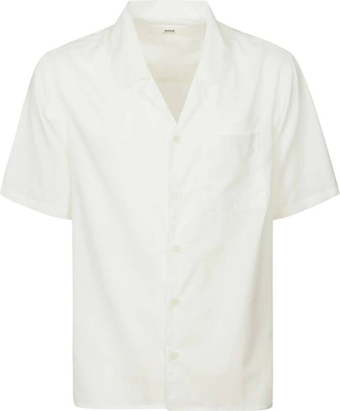 Ami Paris Veelzijdig Katoenen Overhemd voor Heren White Heren