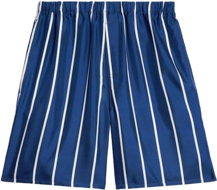 Ami Paris Short Shorts Blauw Heren