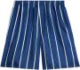 Ami Paris Gestreepte elastische taille shorts Blue - Thumbnail 1