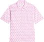 Ami Paris Roze overhemd met hartjesprint Pink Heren - Thumbnail 1