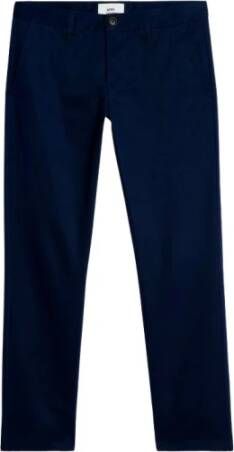 Ami Paris Nautic Blue Chino Pants Blue Heren