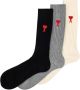 Ami Paris Heart Sock Stijlvolle en comfortabele herensokken Multicolor - Thumbnail 5