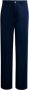 Ami Paris Katoenen Chino Broek met Knoopsluiting Blue Heren - Thumbnail 2