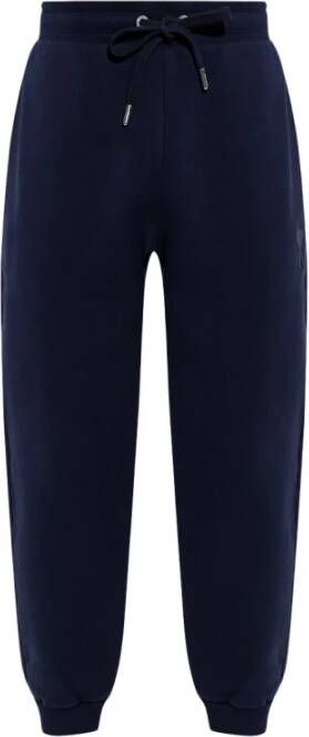Ami Paris Sweatpants met logo Blauw Heren