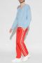 Ami Paris Track Pants met Contrasterende Zijbanden Red Heren - Thumbnail 1