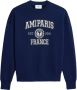 AMI Paris Sweater met geborduurd logo Blauw - Thumbnail 1