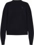 Ami Paris Organisch Katoenen Sweatshirt met Hart Logo Black - Thumbnail 1