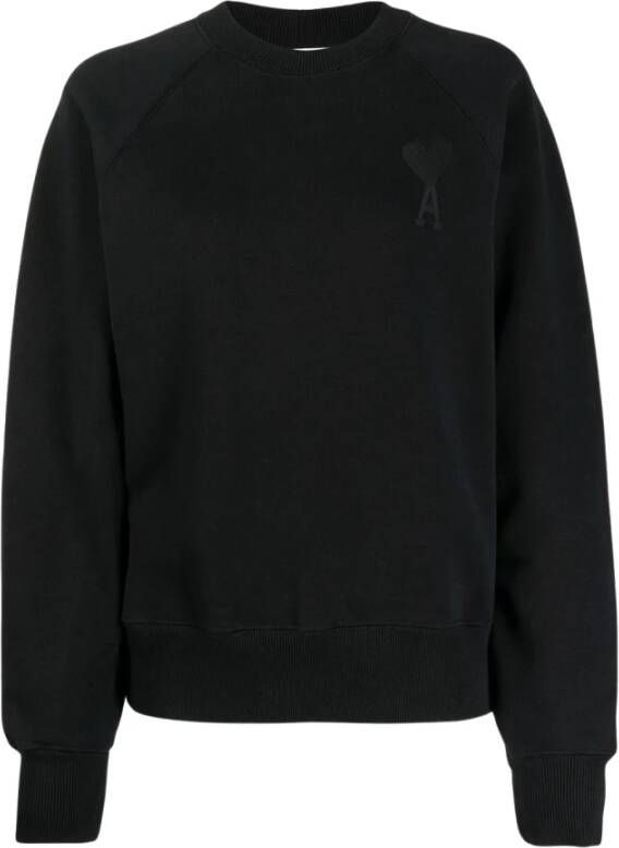 Ami Paris Sweatshirt Zwart Dames