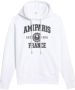 Ami Paris Witte Oversized Hoodie van Biologisch Katoen White Heren - Thumbnail 6