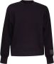 Ami Paris Logo Label Sweatshirt Biologisch Katoen Black Heren - Thumbnail 1
