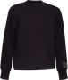 Ami Paris Logo Label Sweatshirt Biologisch Katoen Black - Thumbnail 1