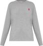 Ami Paris Lange mouwen T-shirt voor nen en Gray - Thumbnail 1