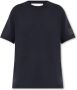 Ami Paris Zwarte Katoenen T-shirt met Logo Patch Black - Thumbnail 1