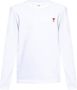 Ami Paris Witte longsleeve T-shirt met Ami de Coeur logo White - Thumbnail 3