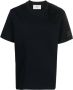 Ami Paris Zwarte Katoenen T-shirt met Logo Patch Black - Thumbnail 1