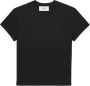 Ami Paris Effen T-shirt met korte mouwen en ronde hals Black - Thumbnail 1