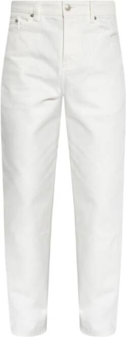 Ami Paris Witte Slim-fit Jeans White Heren