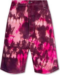 Ami Paris Tie-dye shorts Roze Dames